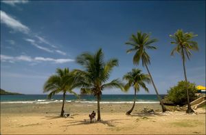 Beach in Siboney, Santigo de Cuba